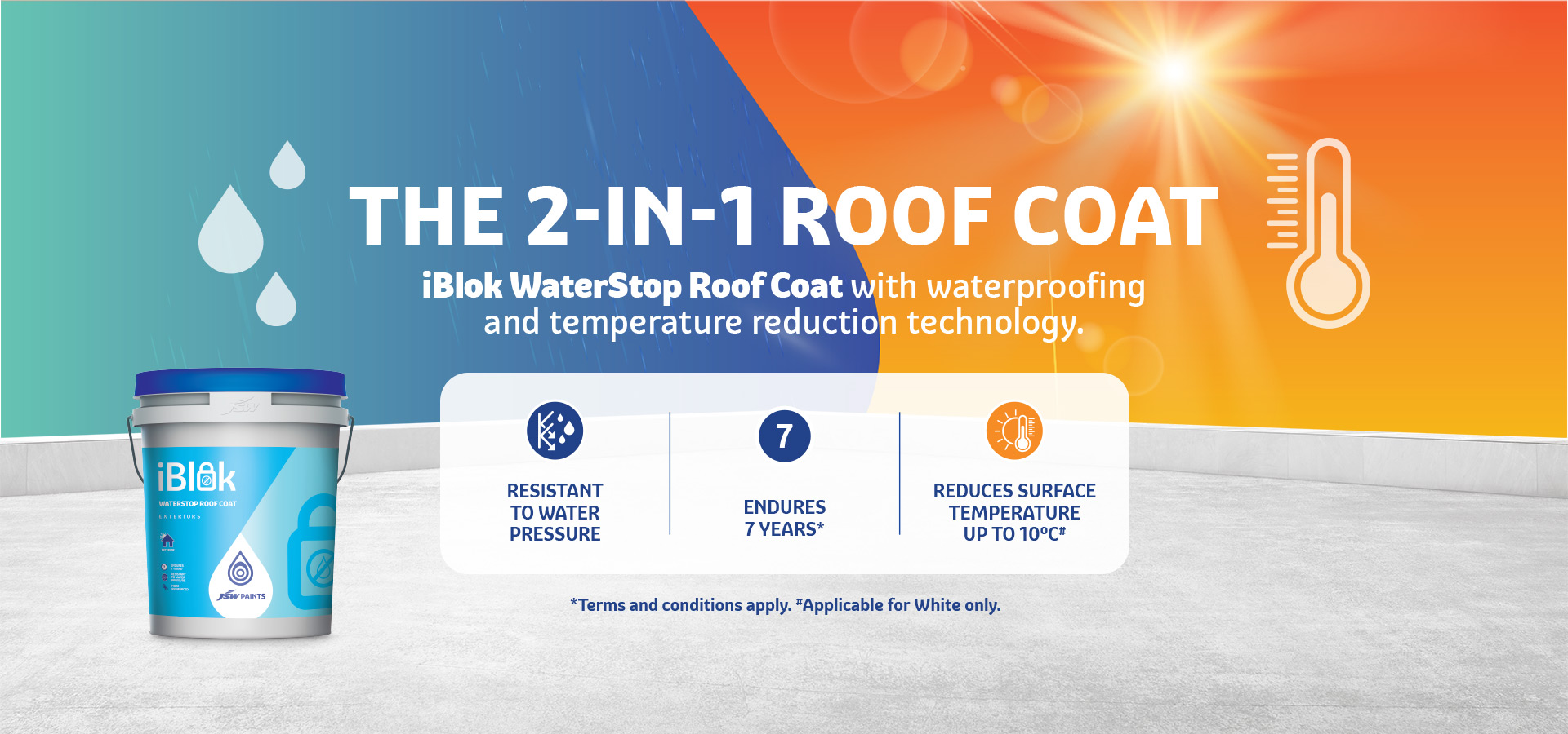 iBlock Waterstop Roof Coat for Waterproofing