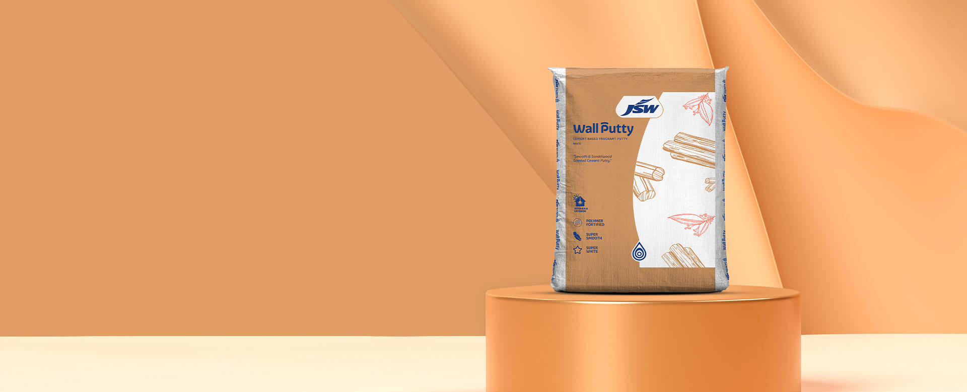 Sandalwood Fragrance Cement Putty