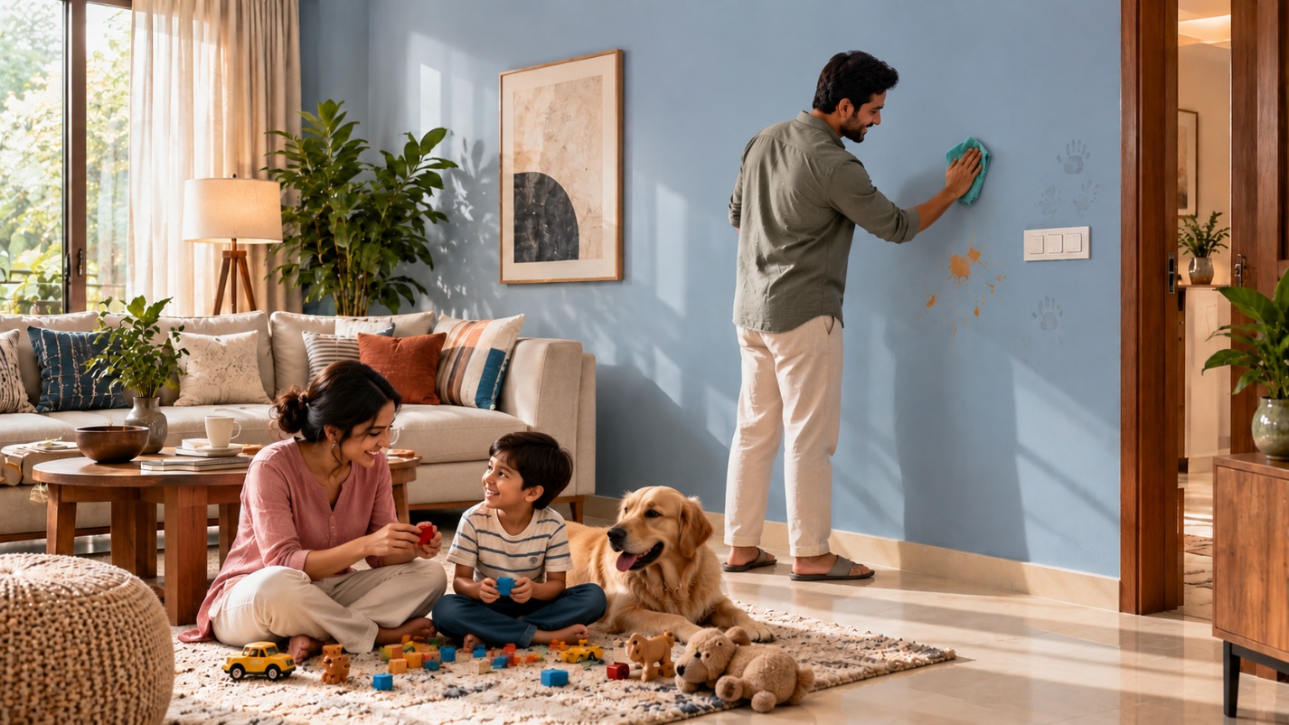 Why Stain Resistance Matters for Interior Walls