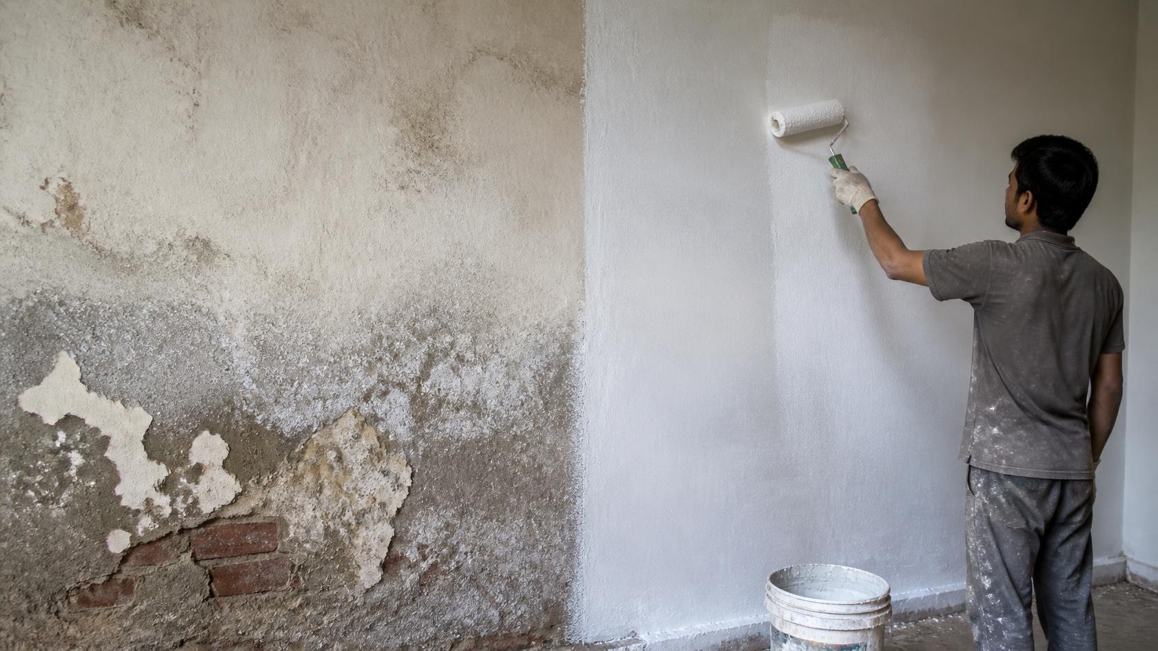 Step 2 - Apply Anti-Damp Treatment with iBlok Waterstop Damploc Interior