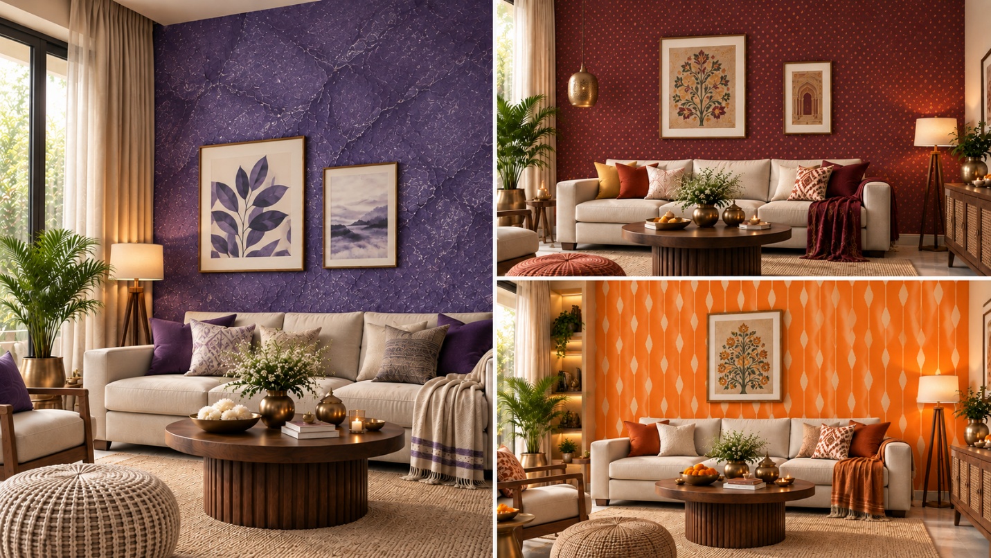 Rich & Bold Accent Wall Ideas