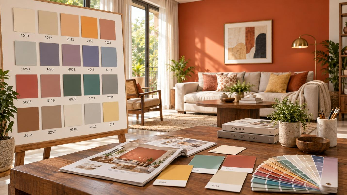 How to Use a Paint Colour Code Chart