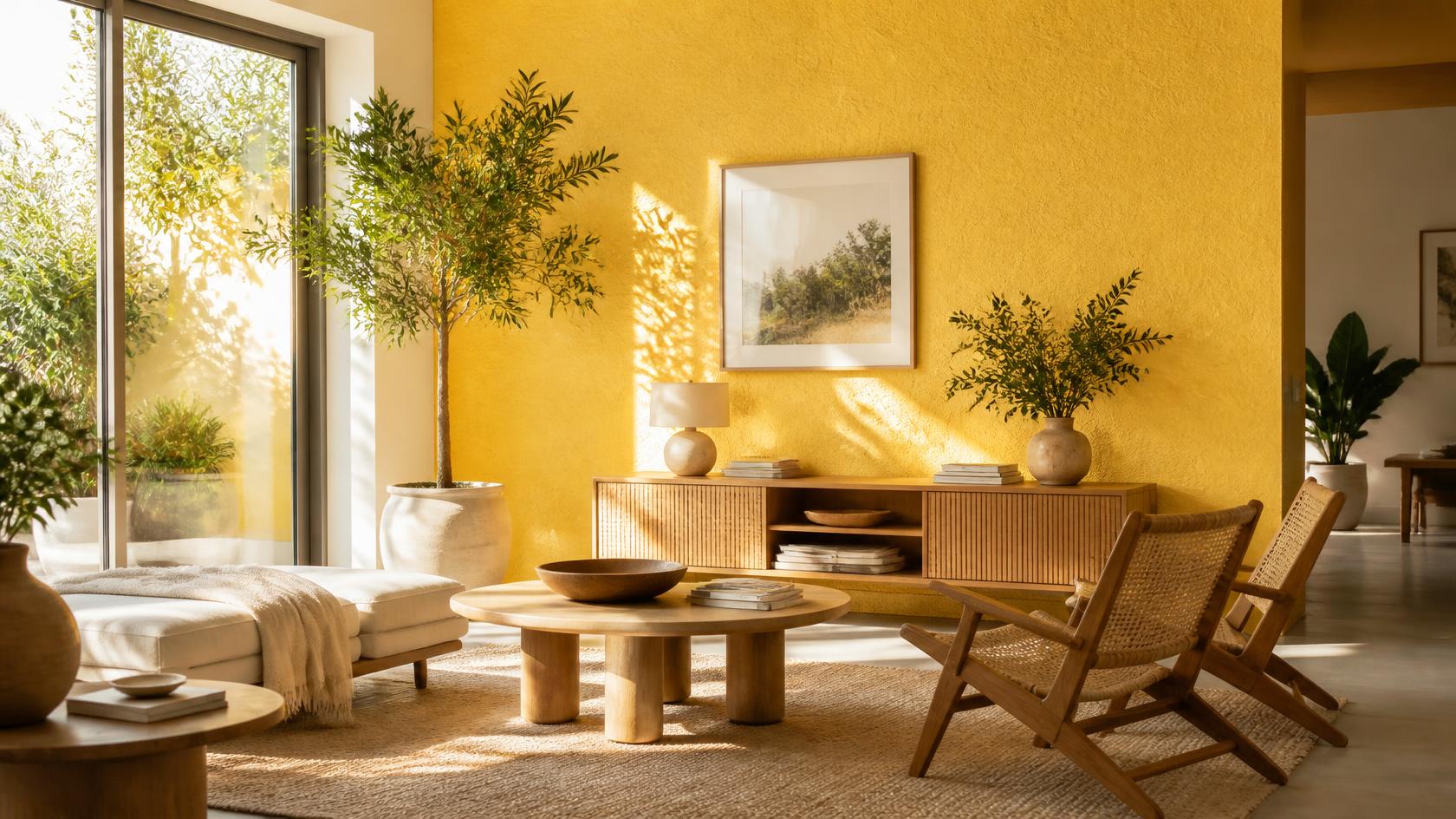 Yellow with Fine Sand Texture