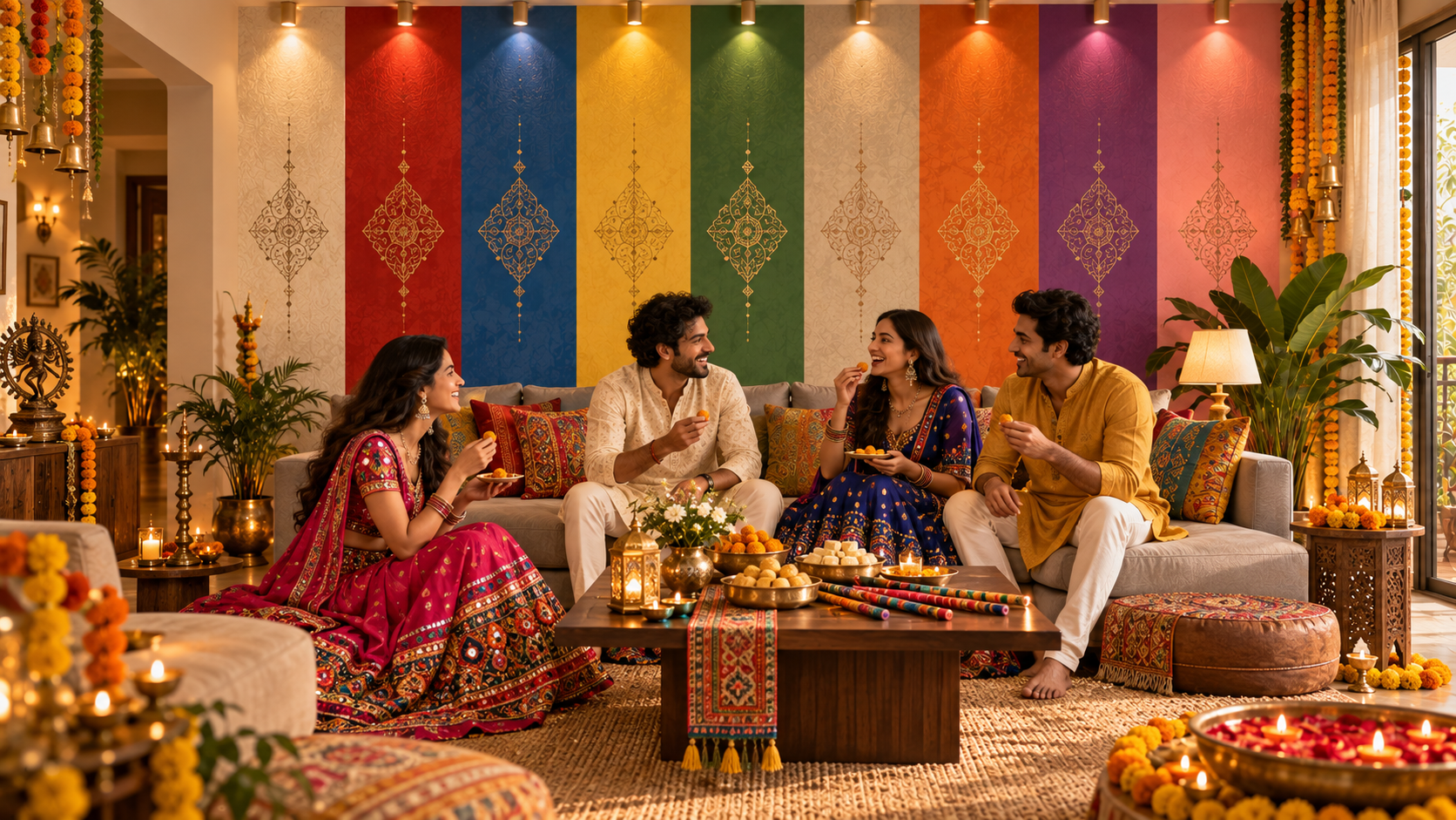 Navratri’s 9 Colours: Their Meaning and How to Bring Them to Your Walls