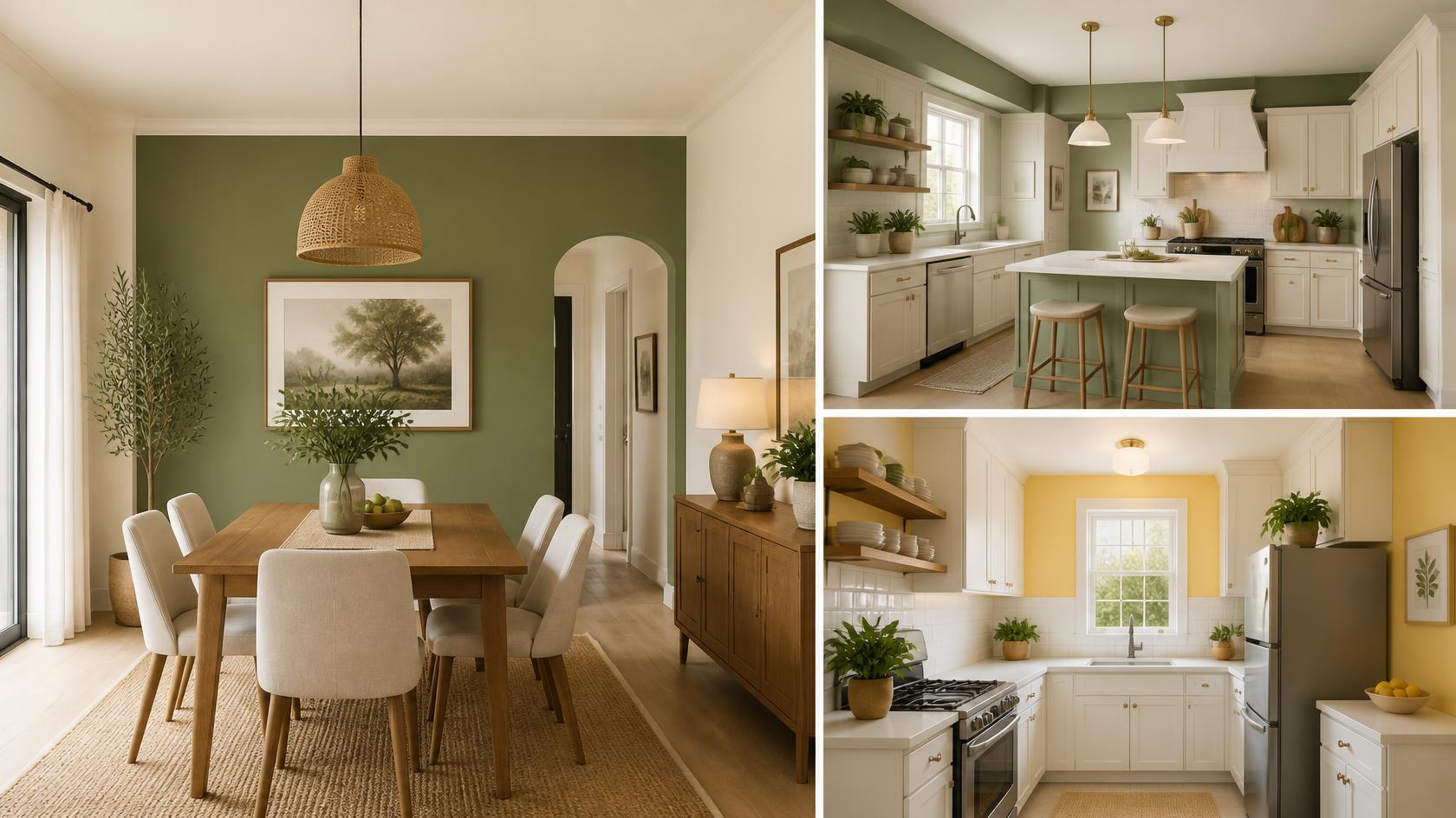 Dining Room & Kitchen Colour Pairing Ideas