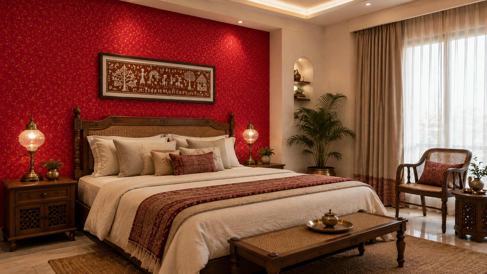 Bandhej Texture for an Elegant Feature Wall