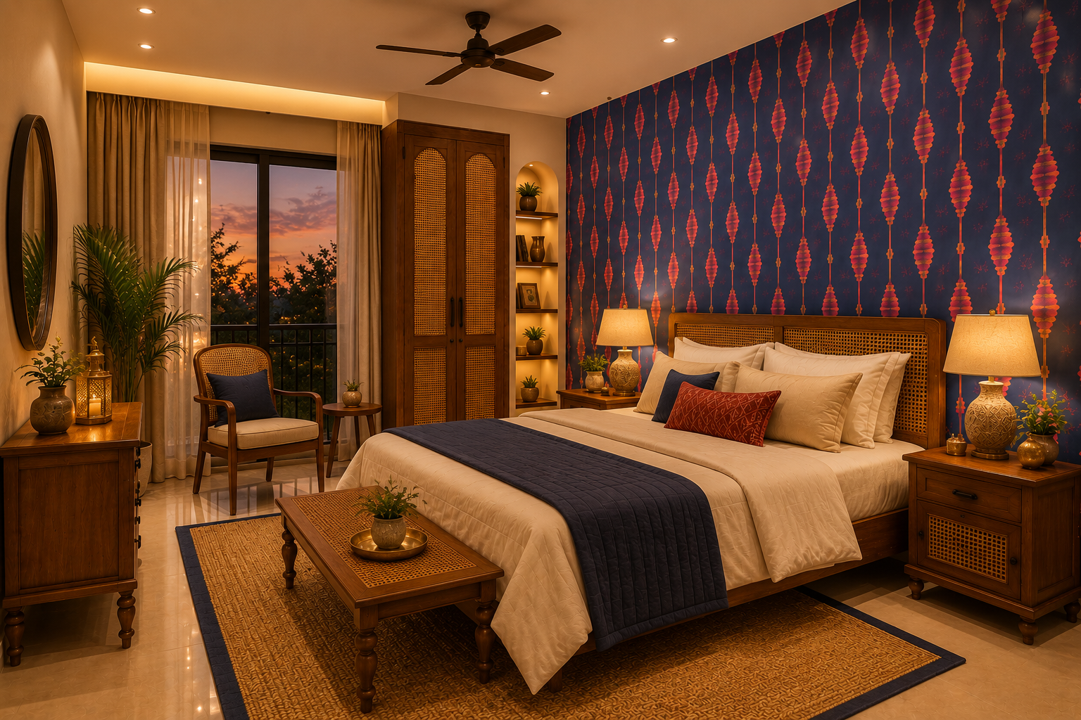 Ikat Texture for a Stylish Wall