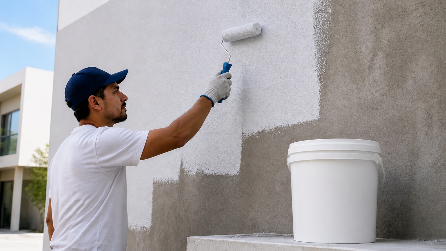 Step 3 - Apply the First Coat of Waterproofing Base Coat