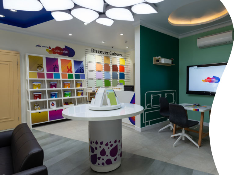 JSW Paints Colourvista Senses - A Retail Store