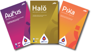 Aurus, Halo and Pixa Paints Card by JSW Paints